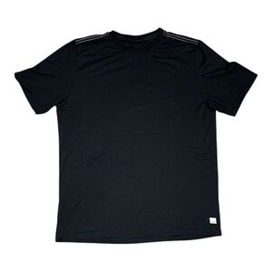 Vuori Current Tech Black Men's T-Shirt, Large, CrossFit, Gym